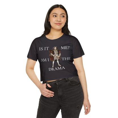 Is It Me? Am I the Drama? Henry VIII Cropped Tee