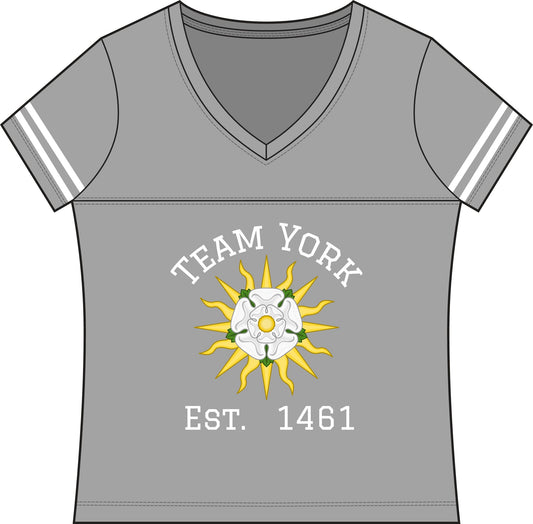 Women's Team York: Richard III #83 Vintage Jersey Tee