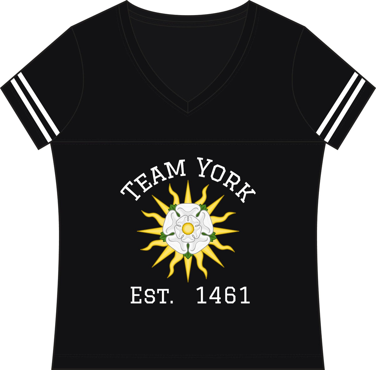 Women's Team York: Richard III #83 Vintage Jersey Tee