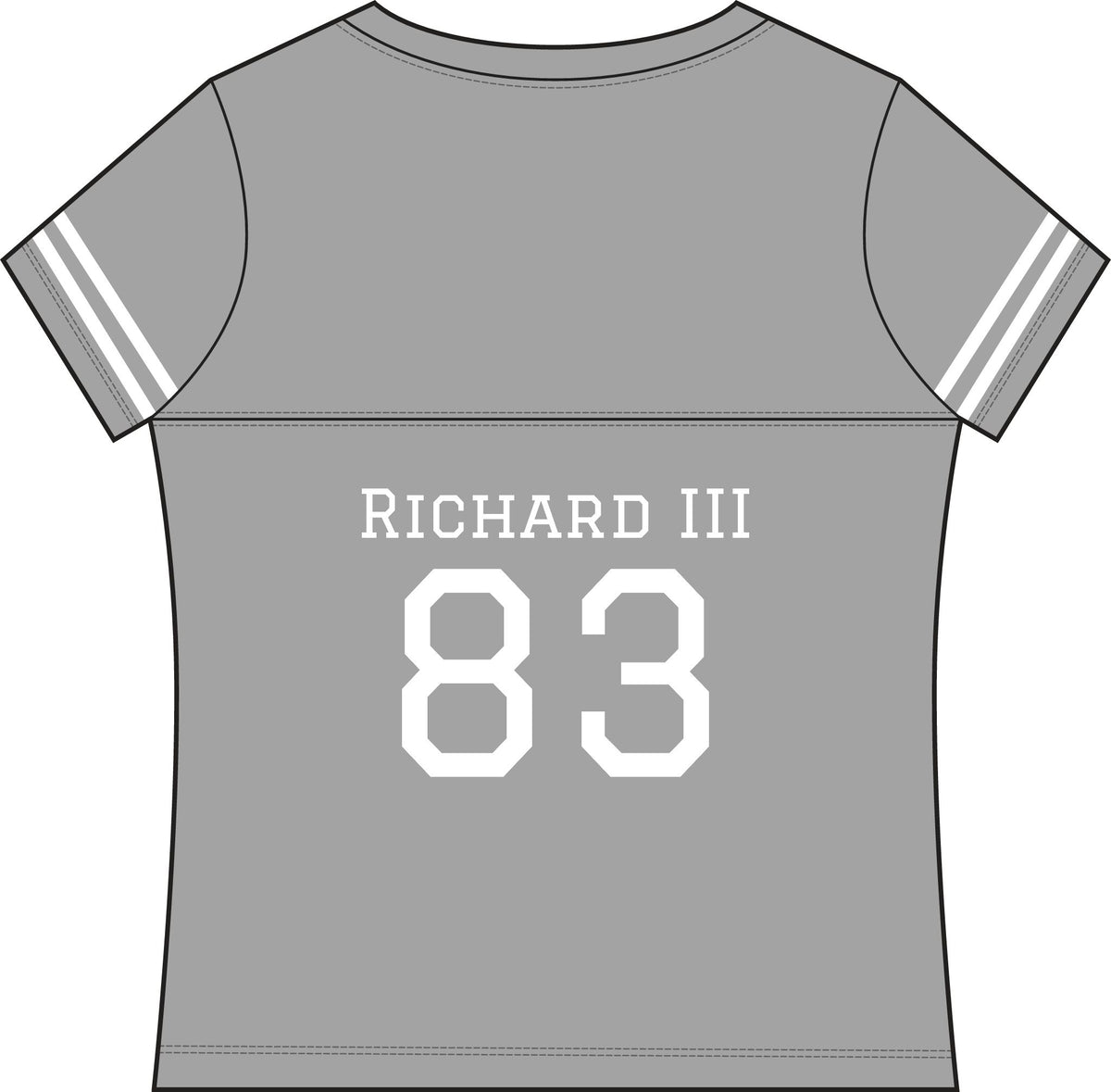 Women's Team York: Richard III #83 Vintage Jersey Tee