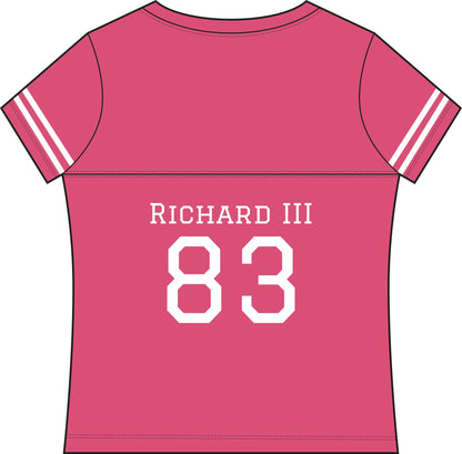 Women's Team York: Richard III #83 Vintage Jersey Tee